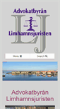 Mobile Screenshot of limhamnsjuristen.se